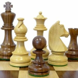 Coffret d'échecs magnétique en acacia