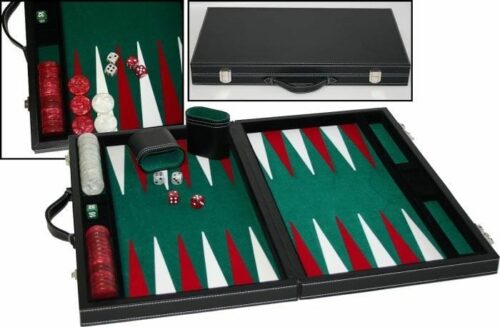 Mallette Backgammon simili taille médium
