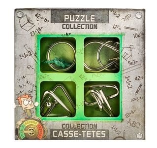 Coffret de 4 Casse-Tête Métal : Junior