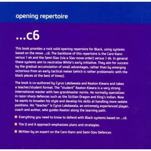 Lakdawala - Opening Repertoire....c6: Playing the caro-Kann and Slav