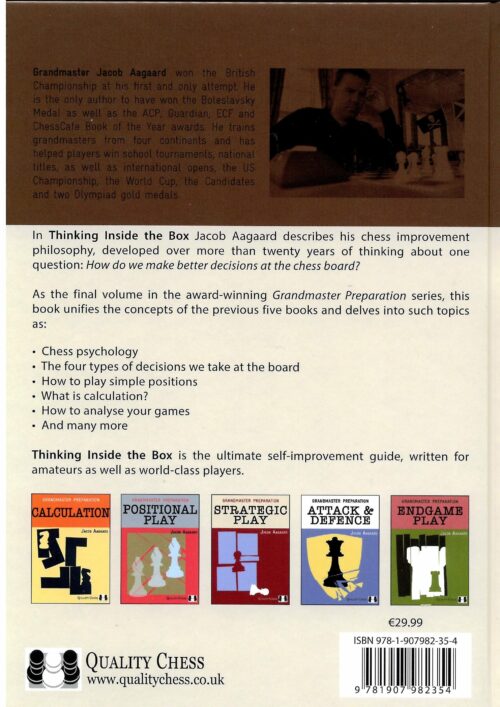 AAGAARD - Grandmaster Preparation: Thinking inside the box (hard cover)