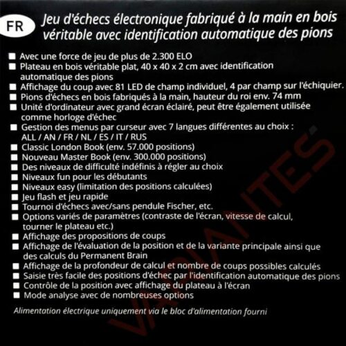 Jeu d'échecs électronique Chess Genius Exclusive