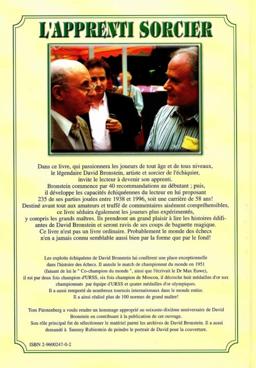 David Bronstein, l&#039;apprenti sorcier