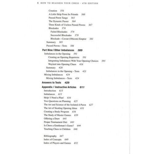 SILMAN - How to Reassess your Chess 4th Edition