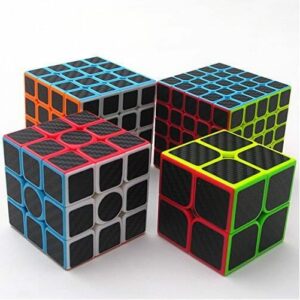Coffret Cube Style Carbone 2x2, 3x3, 4x4, 5x5