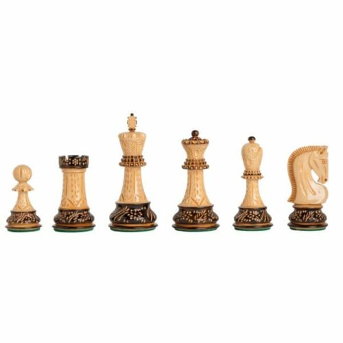 Pièces d&#039;échecs Russes &quot;Burnt&quot; - taille 5