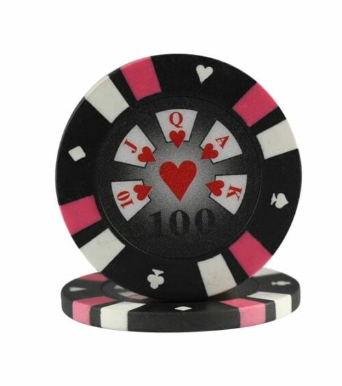 25 Jetons de Poker "3-color" au rouleau en clay composite 13,5 gr