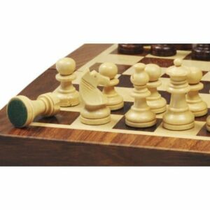 Coffret acacia magnétique pliant