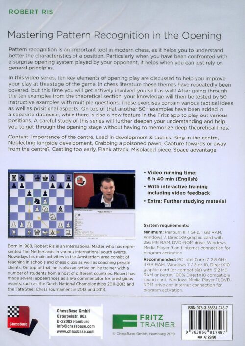 Ris - Mastering Pattern Recognition in the opening DVD