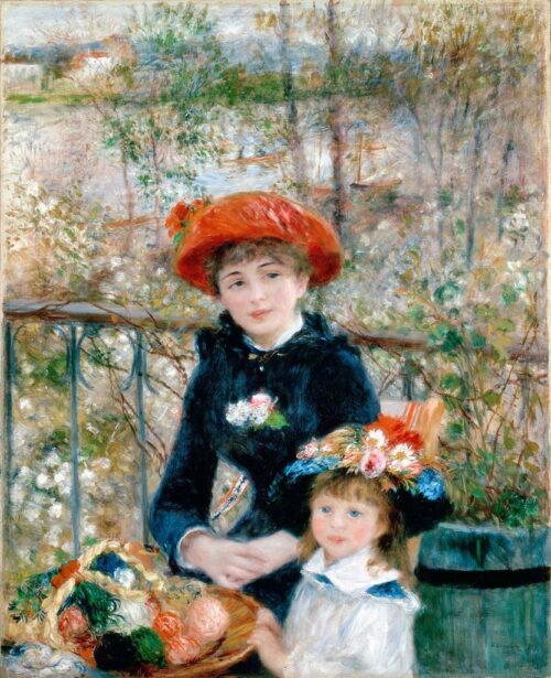 Puzzle 1000 pièces: Les 2 sœurs  sur la terrasse- Auguste Renoir