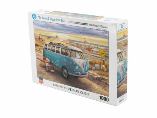 Puzzle 1000 pièces: L'amour et espoir VW Bus