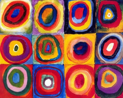 Puzzle 1000 pièces: Kandinsky: Colour study of Squares