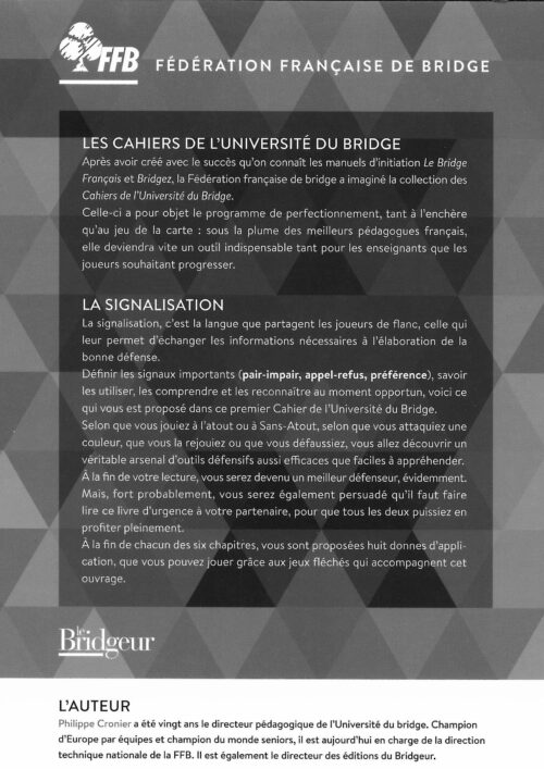 Cronier  - Pack Cahier n°1  La Signalisation Avec les 2 jeux fléchés - Tome 1