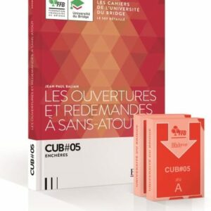 Balian - Les ouvertures et Redemandes à sans-atout  Pack cahier n°5 avec les 2 jeux fléchés