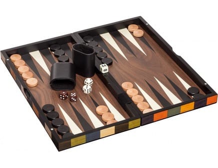 Backgammon en bois Fourni