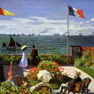 Puzzle 1000 pièces - Claude Monet- La terrasse au  Saint-Adresse