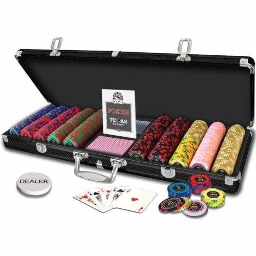 Mallette de poker 500 jetons Royal