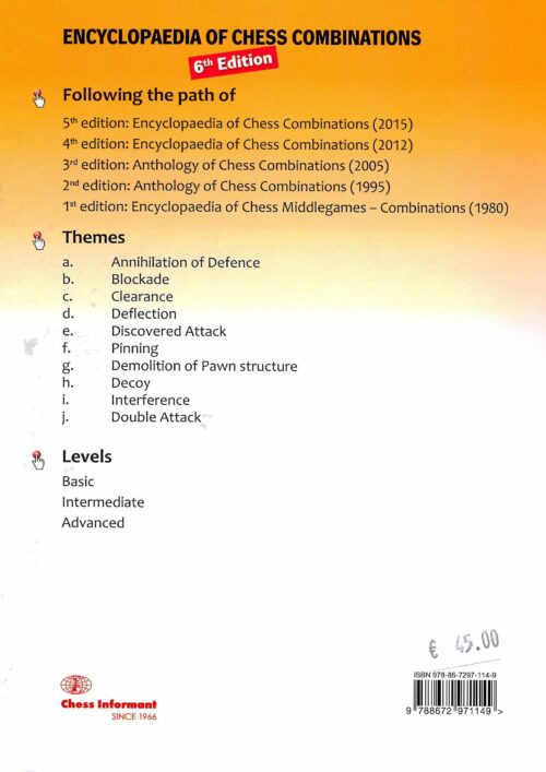 Encyclopaedia of Chess Combinations 6ème édition