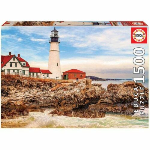 Puzzle 1500 pièces- Phare et rochers