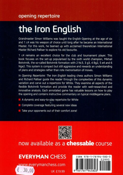 Williams, Palliser - Opening Repertoire: The Iron English