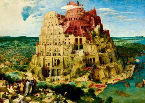 La construction de la Tour de Babel, 1000 pièces