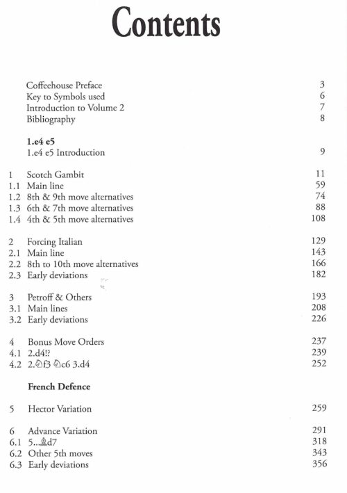 Jones - Coffeehouse Repertoire 1.e4 vol 2