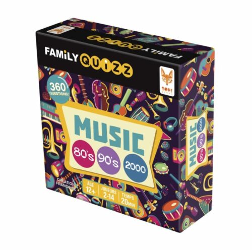 Family quizz : Music 80's/ 90's/ 2000