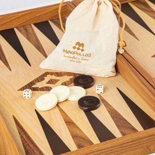 Backgammon 48 cm en Noyer