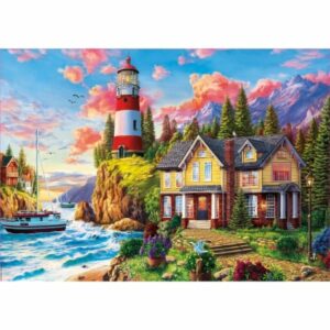 Puzzle 3000 pièces - Phare près de l&#039;Océan