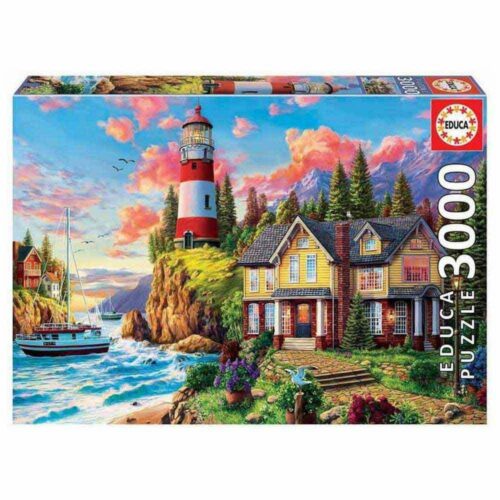 Puzzle 3000 pièces - Phare près de l'Océan
