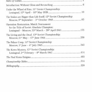 Voronkov - Masterpieces and dramas of the  soviet championships Volume II ( 1938-1947)