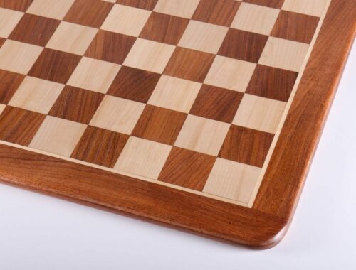 Echiquier Bord Rond Acacia taille 53 cm