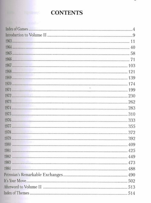 Karolyi, Gyozalyan - Petrosian Year by Year vol. II (1963-1984)