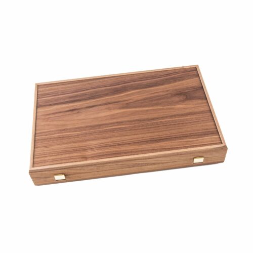 Backgammon en Noyer Américain et chêne noir 48 cm