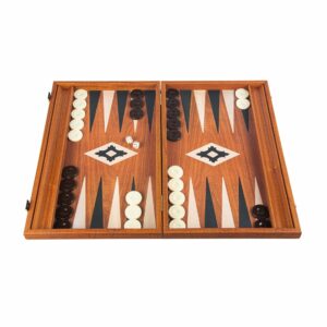 Backgammon en acajou 48 cm