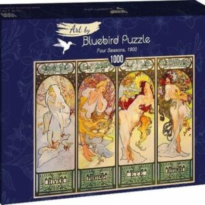 Puzzle 1000 pièces: 4 saisons - Alfons Mucha