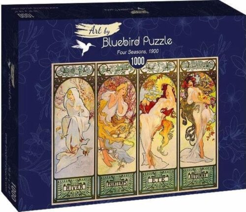 Puzzle 1000 pièces: 4 saisons - Alfons Mucha