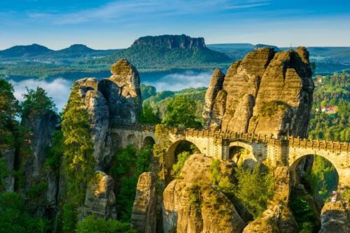 Puzzle 500 pièces: Le pont de la Bastei