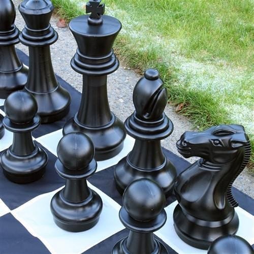 Pièces d'échecs géantes taille moyenne