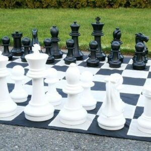 Pièces d'échecs géantes taille moyenne