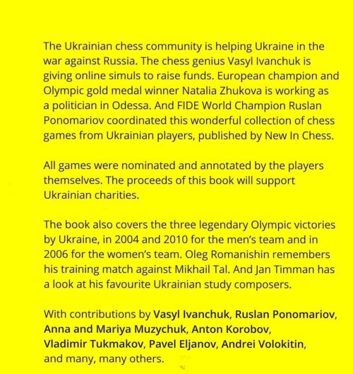 FROM UKRAINE WITH LOVE FOR CHESS