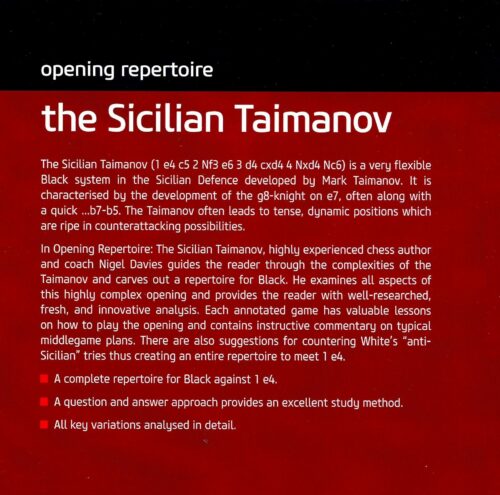 Davies - The Sicilian Taimanov Opening Repertoire