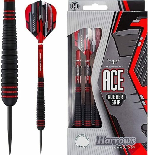 Fléchettes Ace Rubbergrip 26 grammes