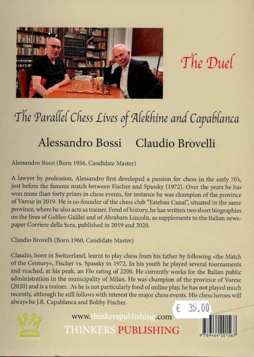Bossi, Brovelli - The Duel (the parallel chess lives of Alekhine and Capablanca