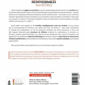 LeMoir - Les sacrifices incontournables aux échecs