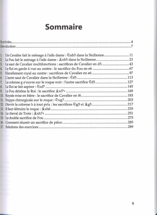 LeMoir - Les sacrifices incontournables aux échecs
