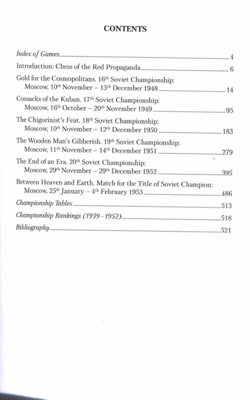 Voronkov - Masterpieces and dramas of the soviet championships Volume III (1948-1953)