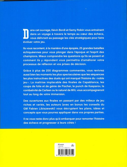 Bordi & Robin - Progresser aux échecs avec les plus grands joueurs de l'histoire