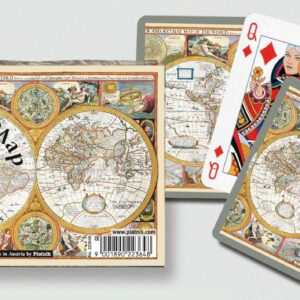 Coffret World Map 2 x 55 cartes à jouer