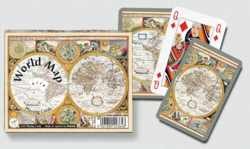 Coffret World Map 2 x 55 cartes à jouer